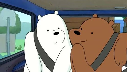 咱们裸熊：三只熊熊第一次和美女出去约会，画