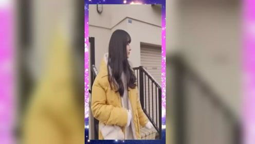 街拍：可爱的美女，保暖的穿搭，时尚甜美真好