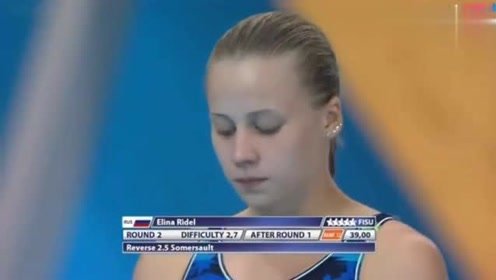 女子跳水：俄罗斯美女跳水运动员，人长得真漂