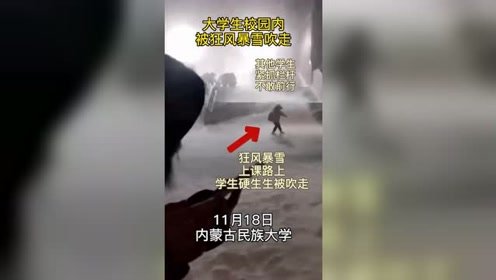 校园内被狂风暴雪吹走，如果老师点名我不在，