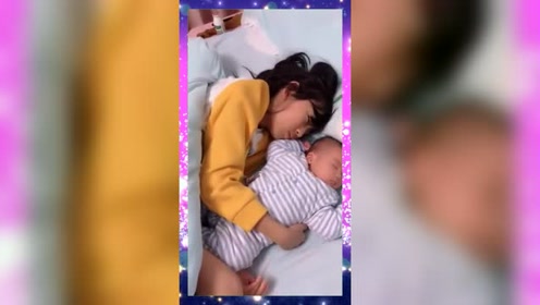 姐姐带娃，每次都睡的很甜