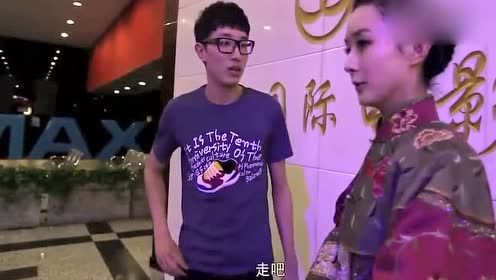 美女偶遇赵丽颖本人！竟然被吓得掉头就跑，太