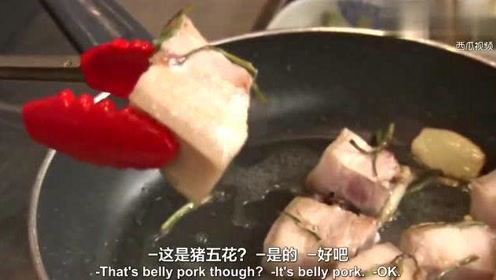外国美食家品尝上海红烧肉，称好吃的妙不可言