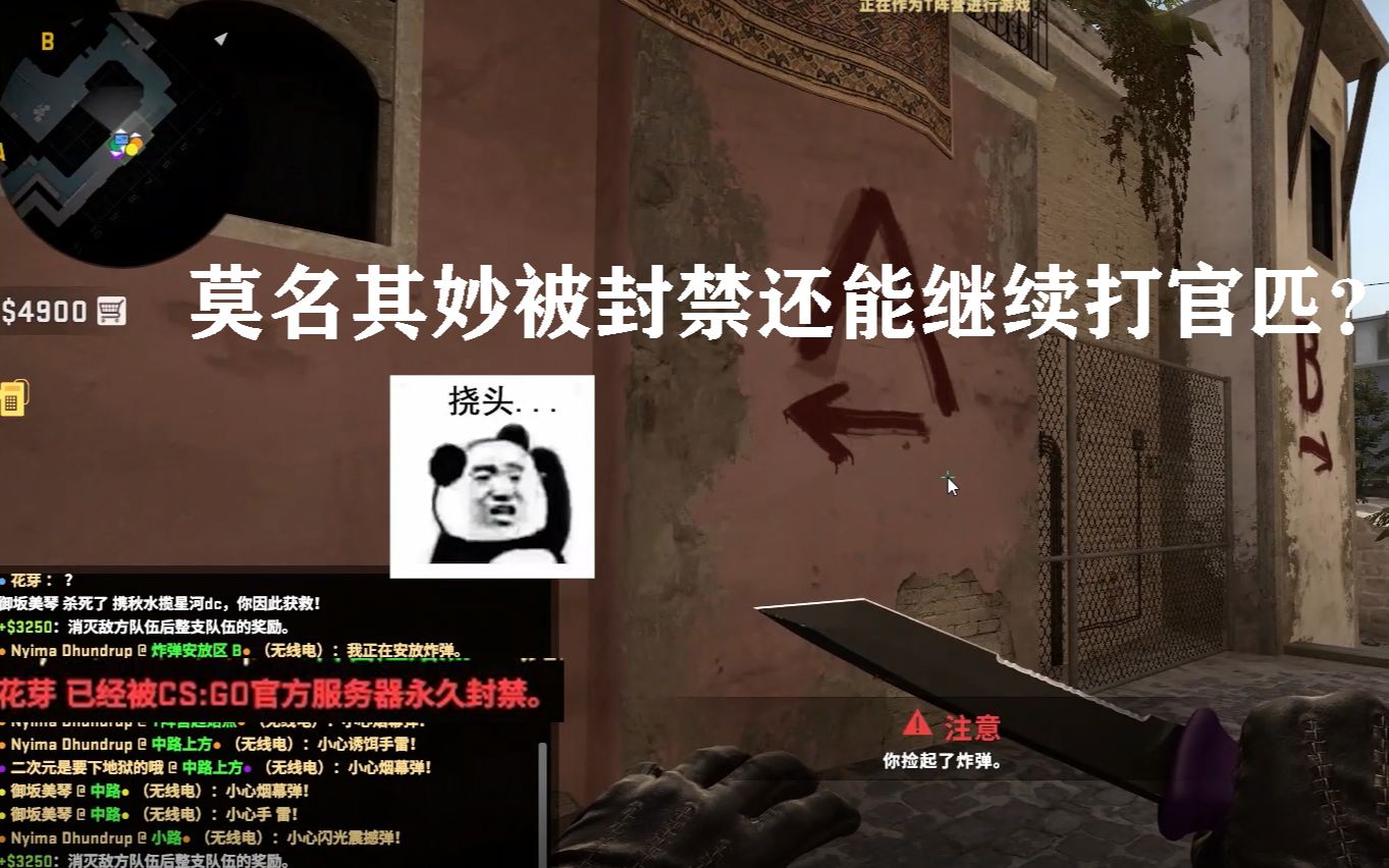 《csgo》屁事没干就被封号？小丑竟是我自己？