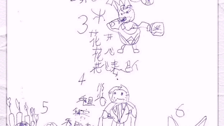张日新三岁简笔画《开心超人》系列  6
