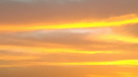 夕阳下的余晕