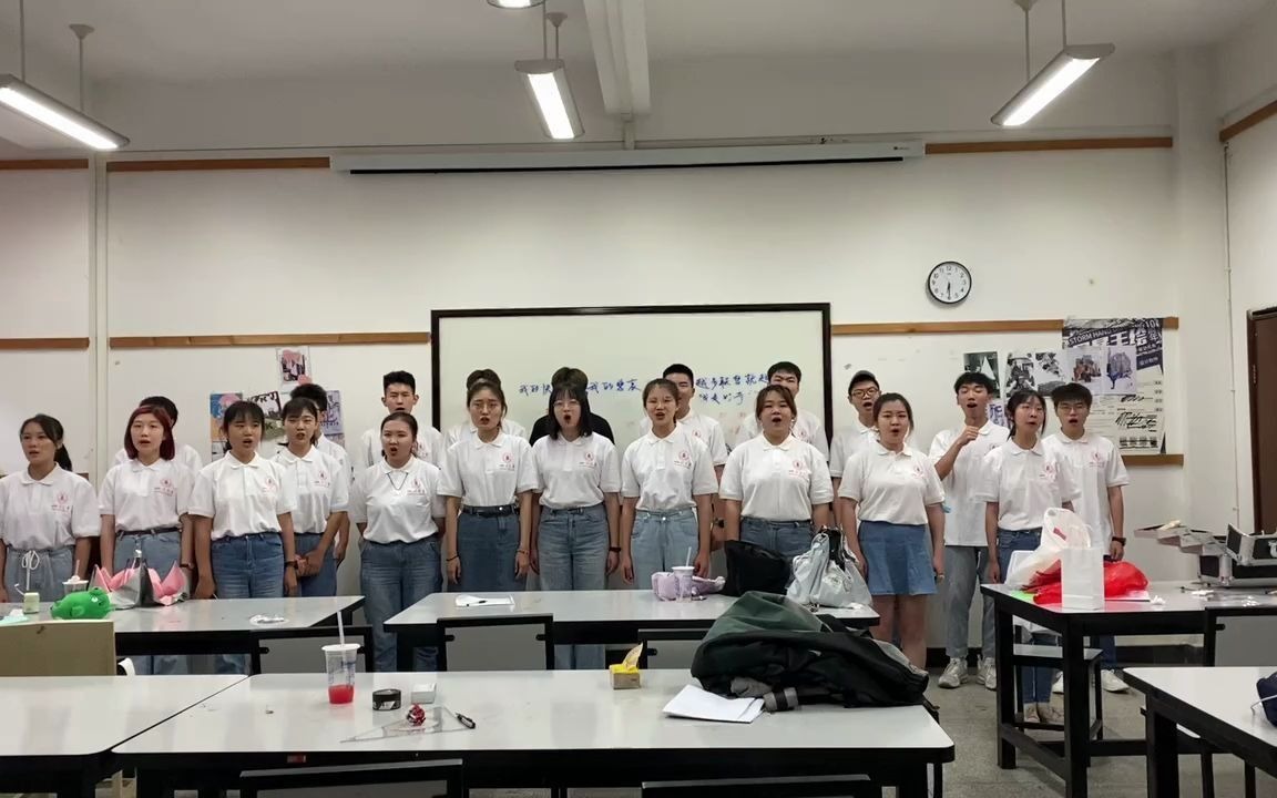 SCU choir《灯火里的中国》排练