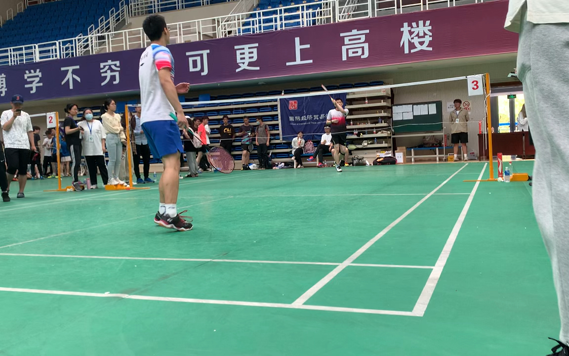 【对外经贸】羽毛球男单半决赛1