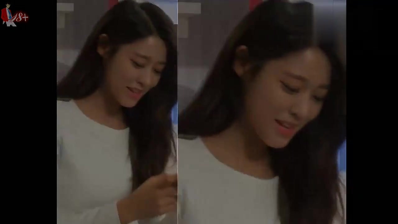 雪炫在广告片场即兴跳AOA标志舞蹈动作，看完被