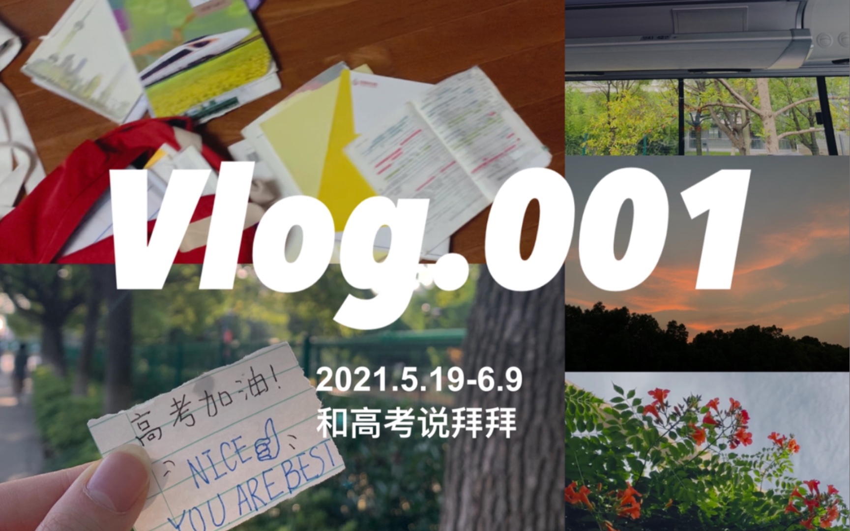 【Vlog.001】和高考说拜拜