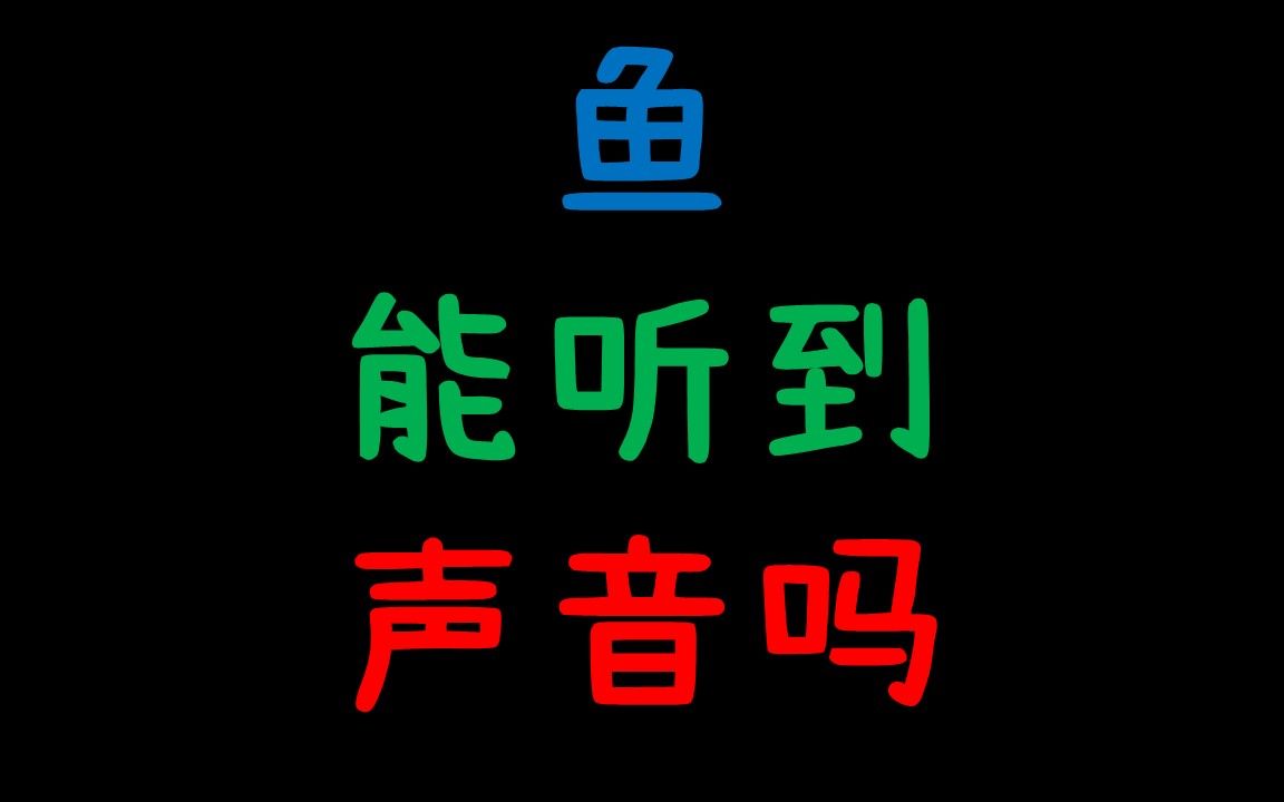 你不知道的冷知识！鱼能听到声音吗？