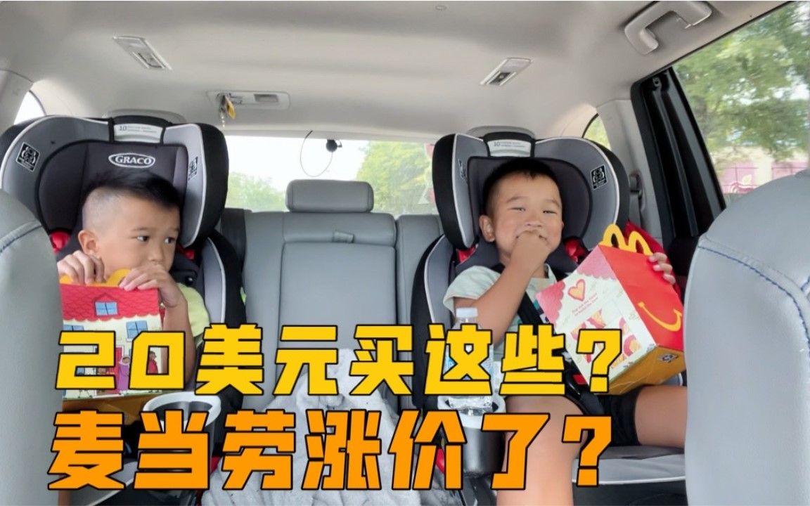 20美元在美国麦当劳可以买什么？美国小孩都爱吃