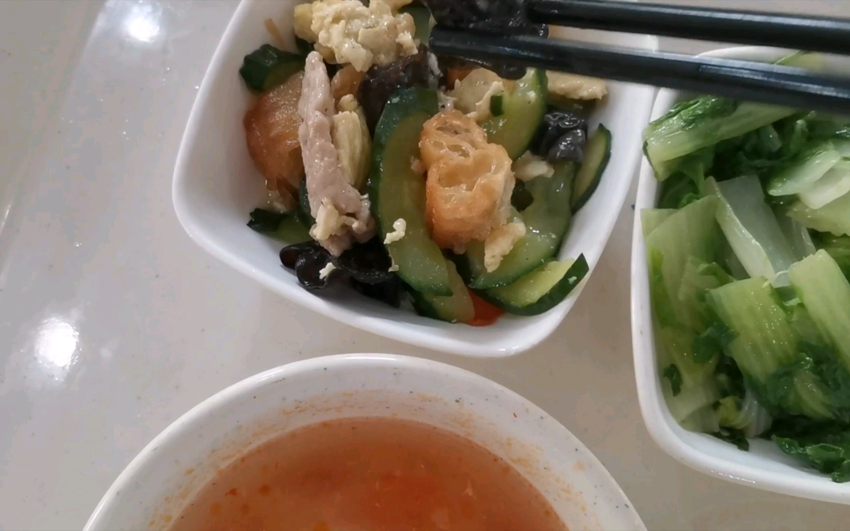 食堂探险记|放油条的木须肉，你吃过吗？