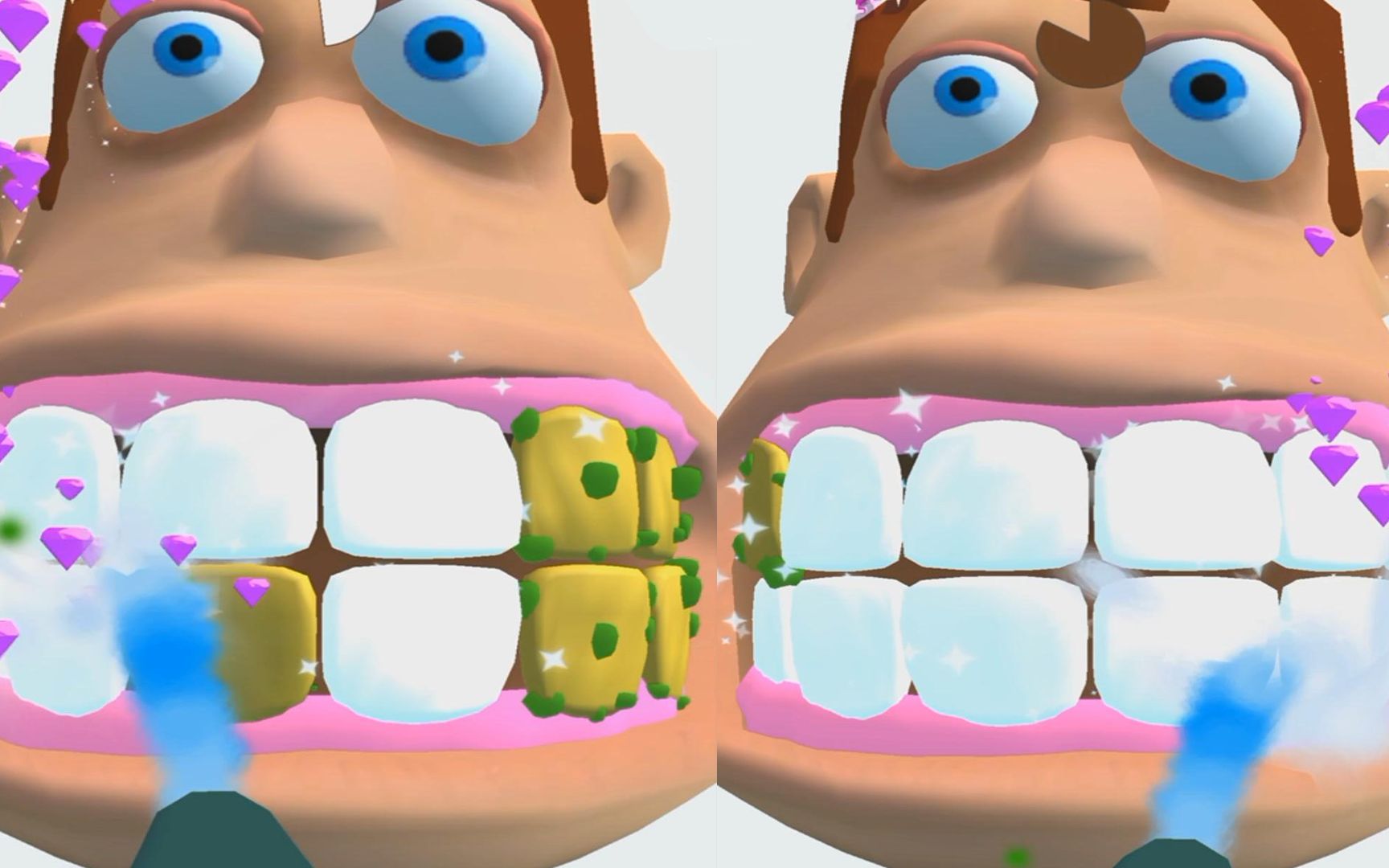 刷牙模拟器：僵尸先生爱刷牙，我给他刷得心里