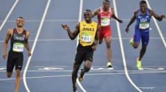 牙买加男子百米接力破世界纪录，博尔特终点调