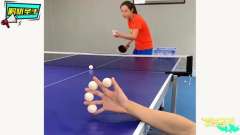 搞笑视频集锦：乒乓球技术，果然中国说第二，