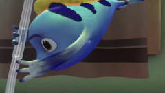 跳跳鱼世界：小蓝鱼趁着红鱼睡觉，抢走小红鱼