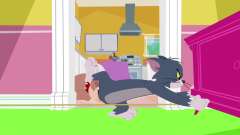 汤姆猫设置草莓陷阱 搞笑猫和老鼠卡通动画