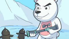 北极熊居然这样对待远方来的客人，太过分了！