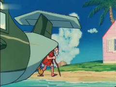 龙珠：到龟仙人这偷东西还要他帮忙推飞机？真