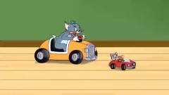 《猫和老鼠》搞笑：杰瑞开着飞机追汤姆