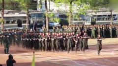 泰国阅兵式，节奏感很强大，网友：搞笑他们从